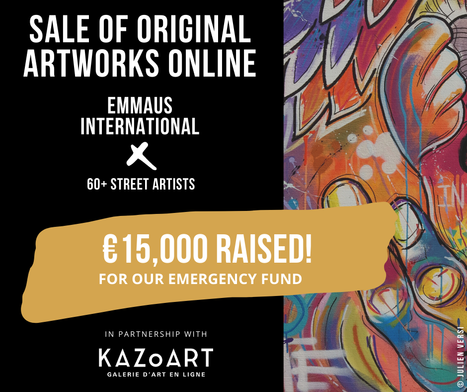 Success of the solidarity sale of works of art online!