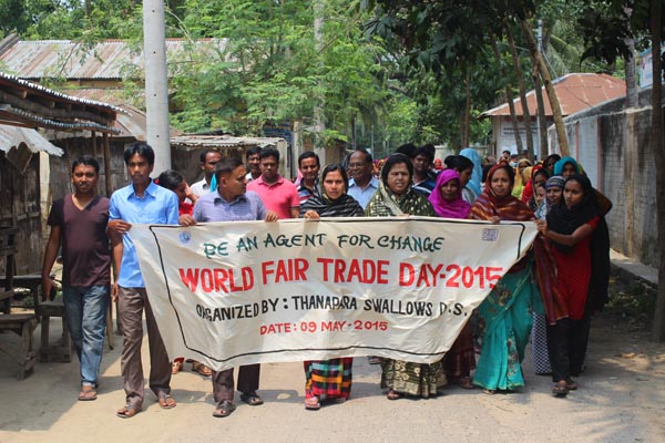 Commerce équitable à Thanapara Swallows (Bangladesh)