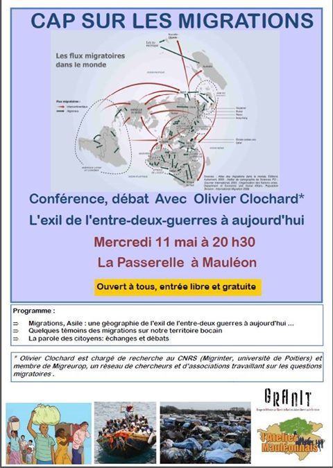 Le 11 mai 2016, l’association l’Atelier Mauléonnais a organisé une conférence sur les migrations, avec la participation d’un chercheur de l’université de Poitiers. Elle a rassemblé près de 240 personnes.  Suite à cela, plusieurs associations et paroisses ont voulu mener une action concrète.