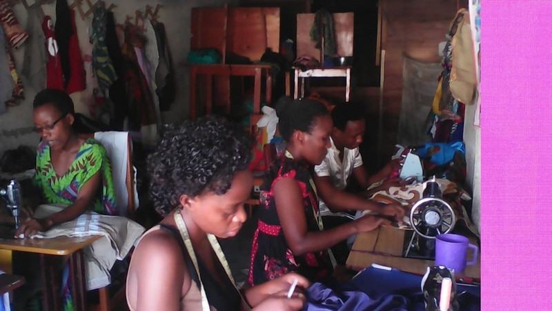 We got financing from Emmaus International for the first time in 2005, allowing us to open the sewing workshop.