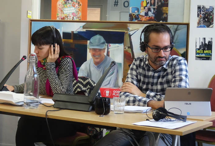 Anton, intérprete voluntario en Emaús Internacional