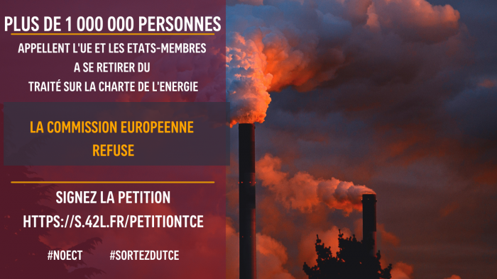 ¡Abandone el Tratado de la Carta de la Energía antes de la COP 26!